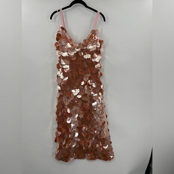 J Crew Collection Circle-Sequin Midi Dress - Picture 4 of 7